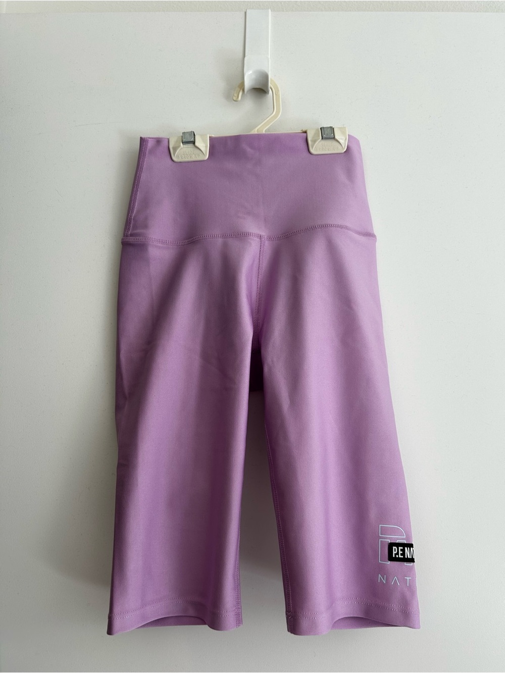 P.E Nation Lavender High-Rise Bike Shorts